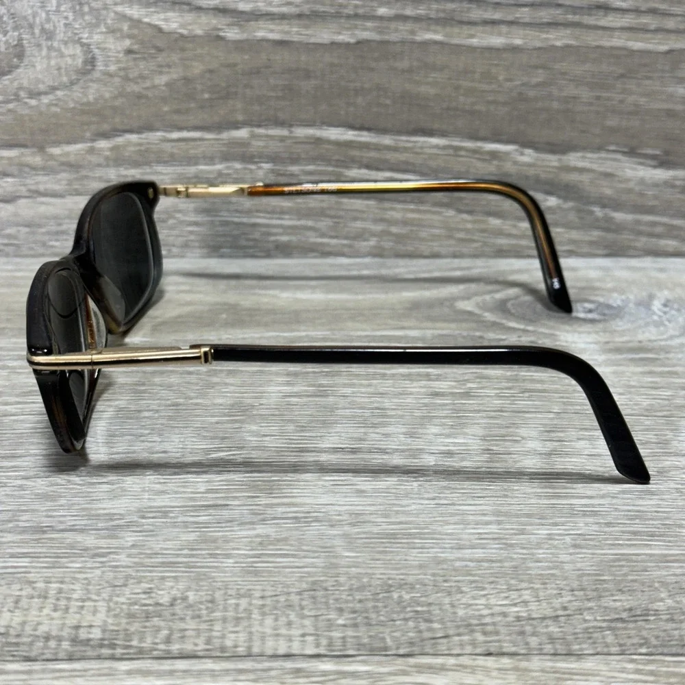 Stetson Zyloware 166 Sunglasses Mens Tortoise Gold Square Vtg Style *Frames Only